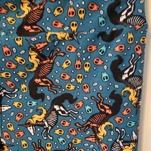 LLR Skeleton unicorn leggings Halloween   2017
